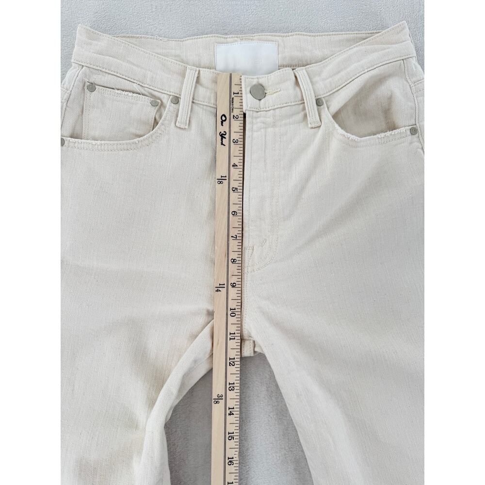 Mother Jeans The Dodger Ankle Denim White Act Natural Wide Leg 25 Run Big - Picture 7 of 12